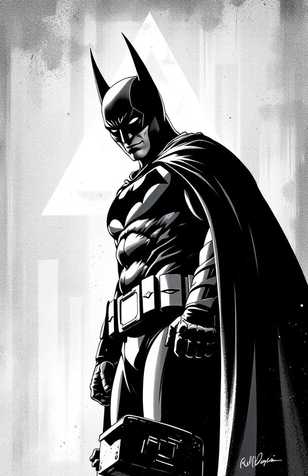 Black And White Batman Wallpaper