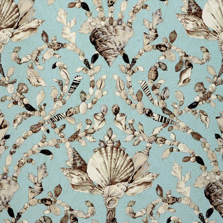 Scalamandre Seashell Baroque Wallpaper
