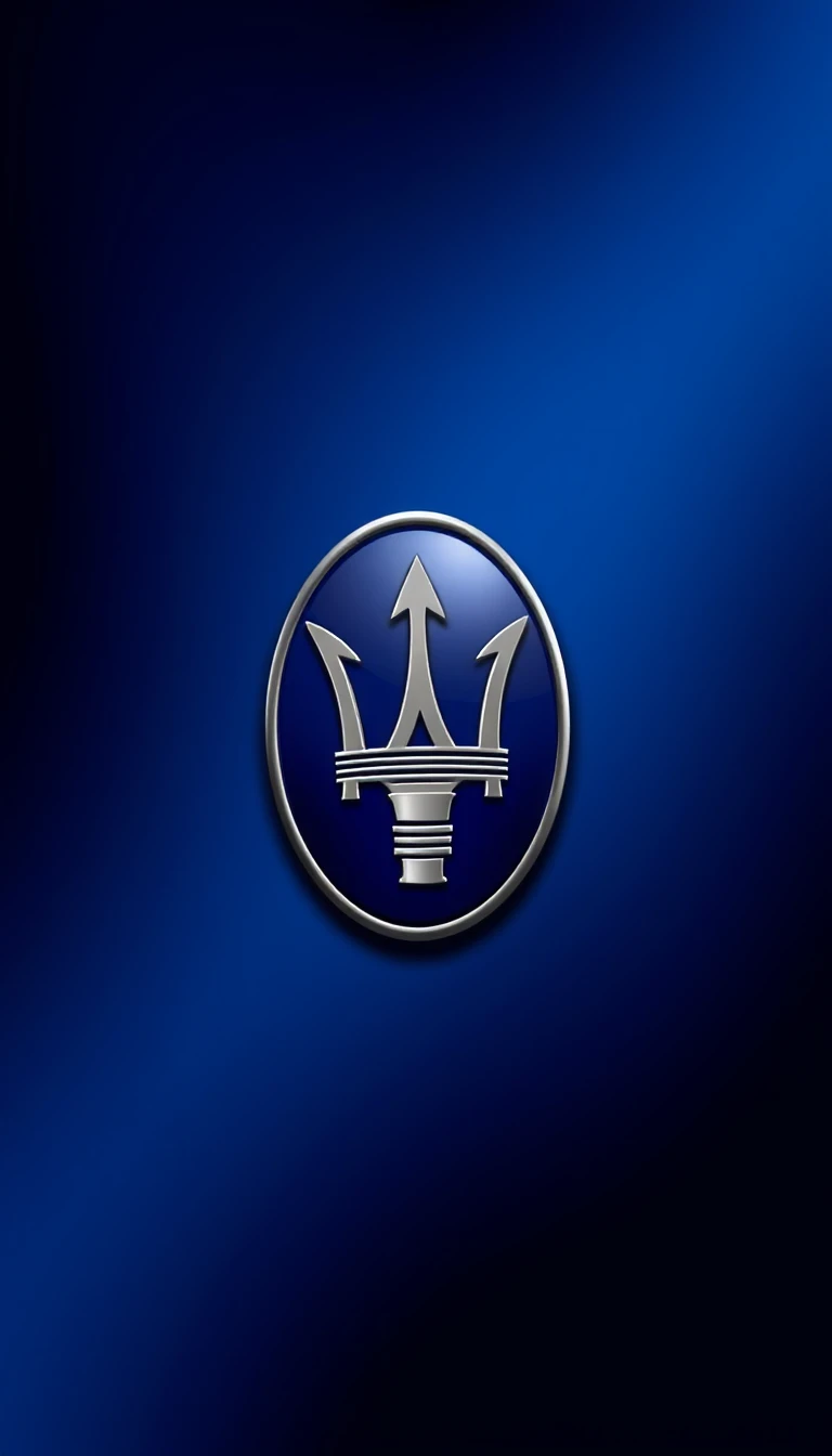 Maserati Logo Phone Wallpaper