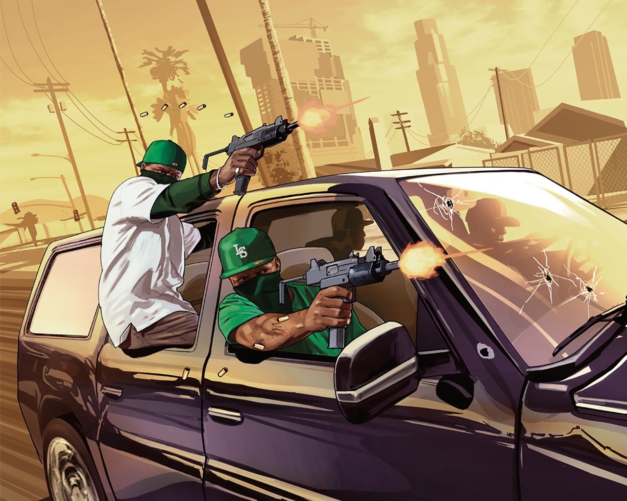 Wallpaper Grand Theft Auto V Gta5 Grove