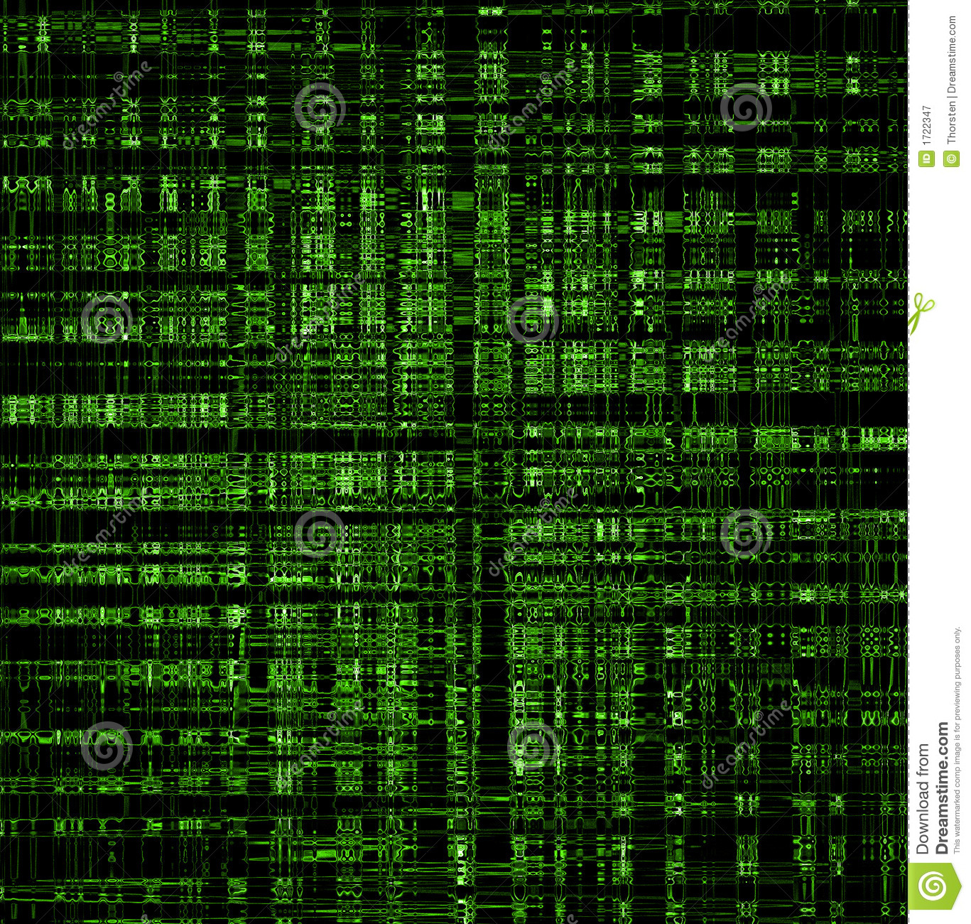 Cool Cyber Background Green Techno Background