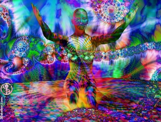 Trippy Acid Background Strange Colors Psychedelic Lsd