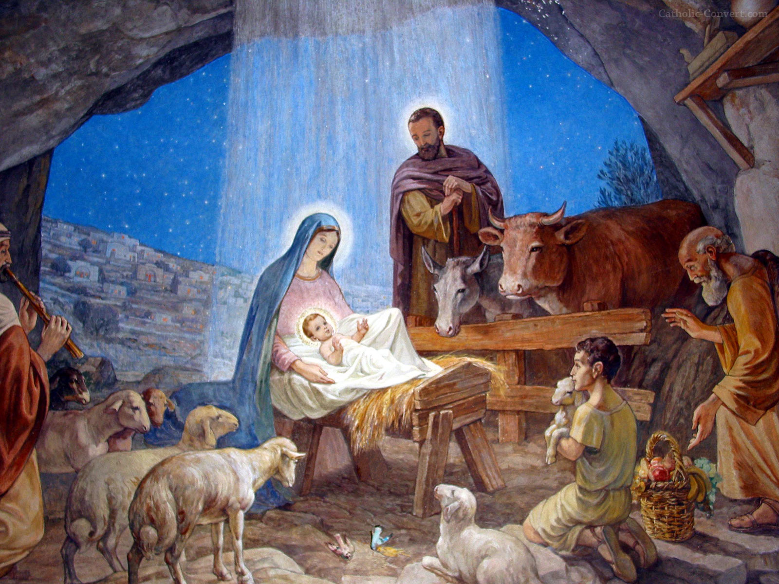 Pics Photos Nativity Paintings Wallpaper
