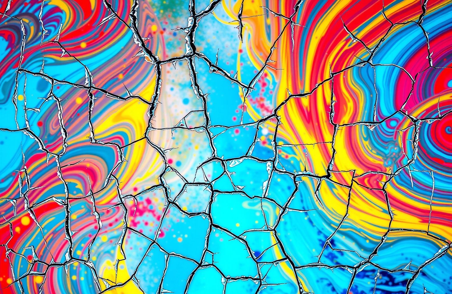 Wallpaper Cracked Screen