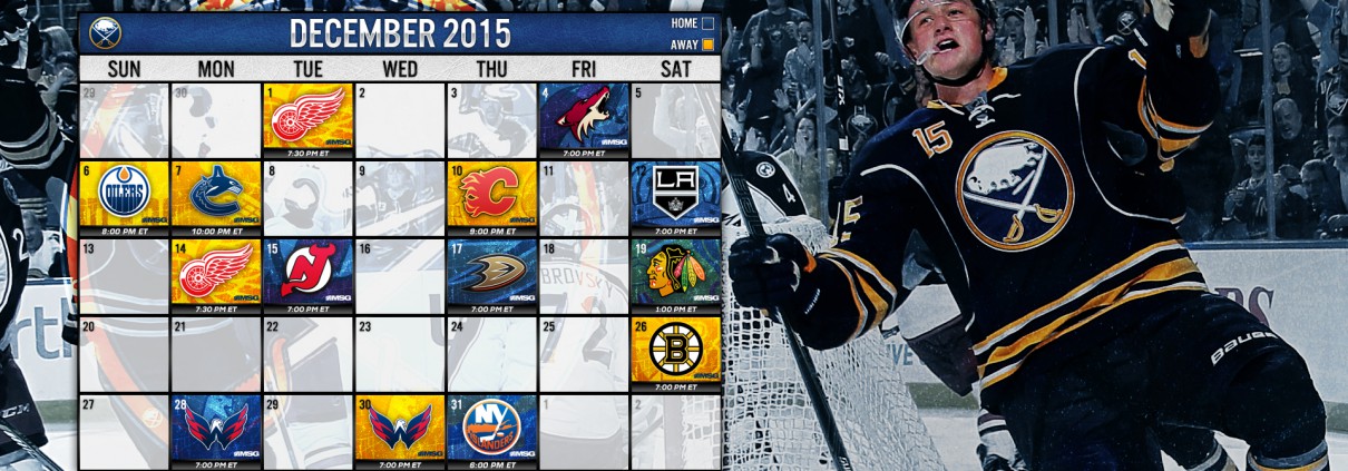 Sabres Schedule Wallpaper December The Aud Club Buffalo