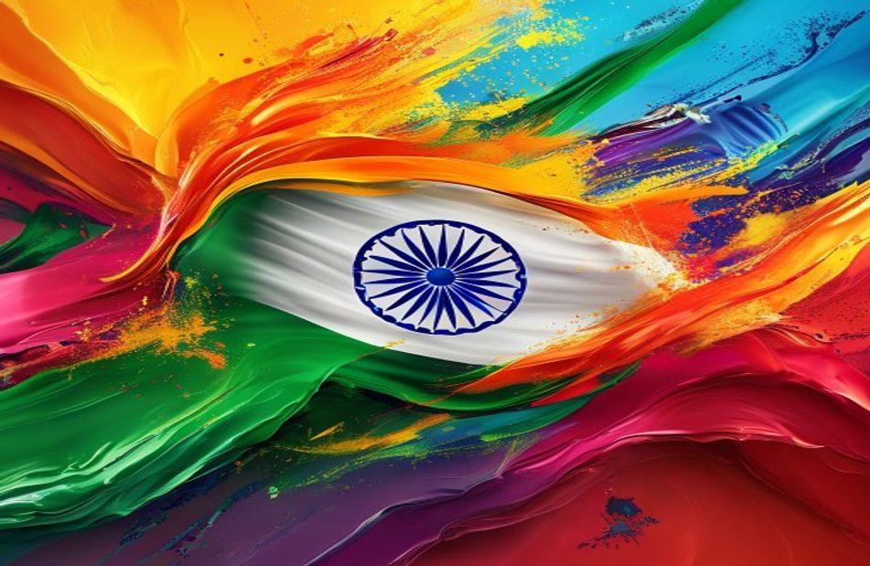 Indian National Flag Wallpaper 3d