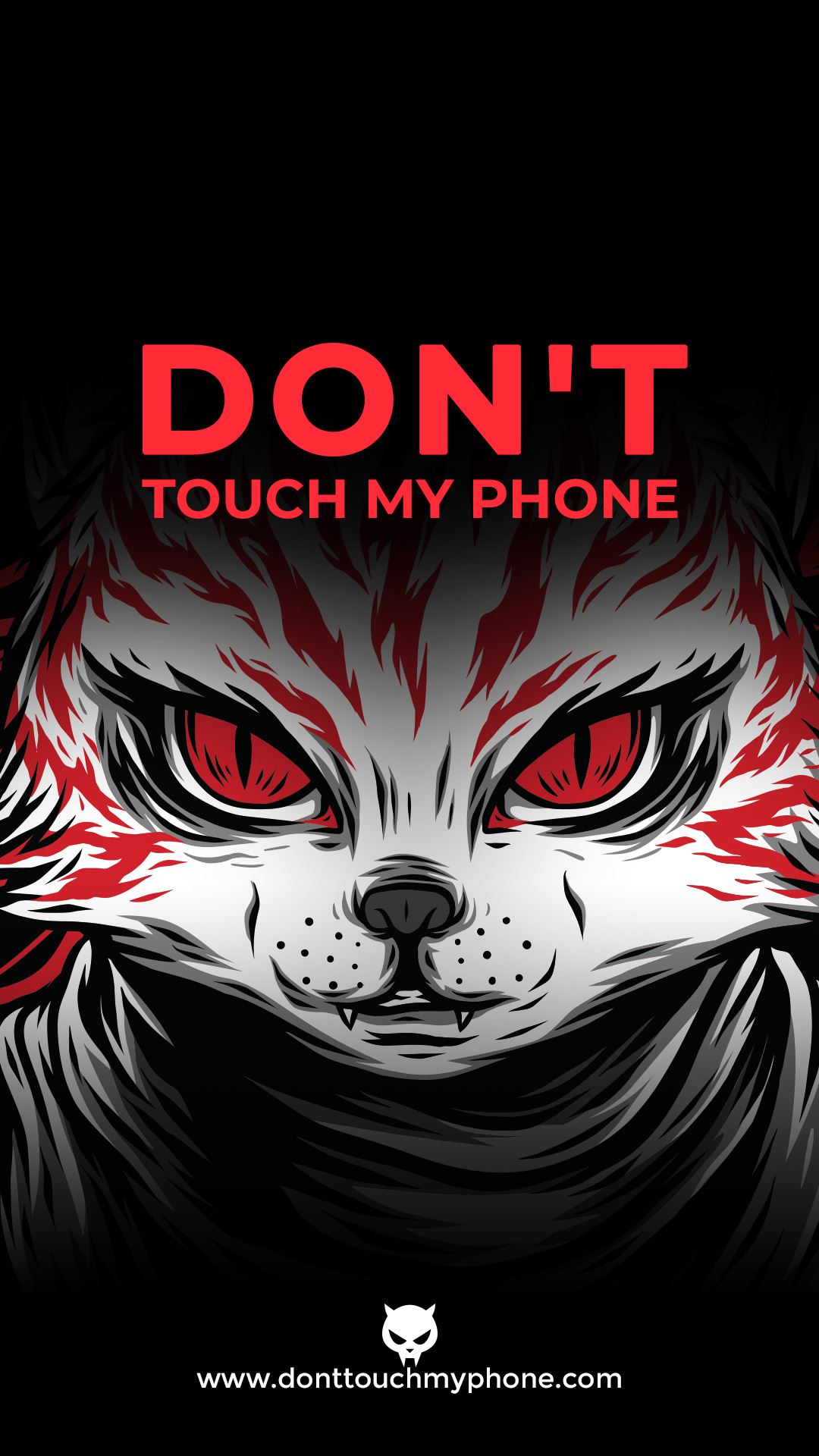 Dont Touch My Phone   Scary Mobile Wallpapers   https 1080x1920
