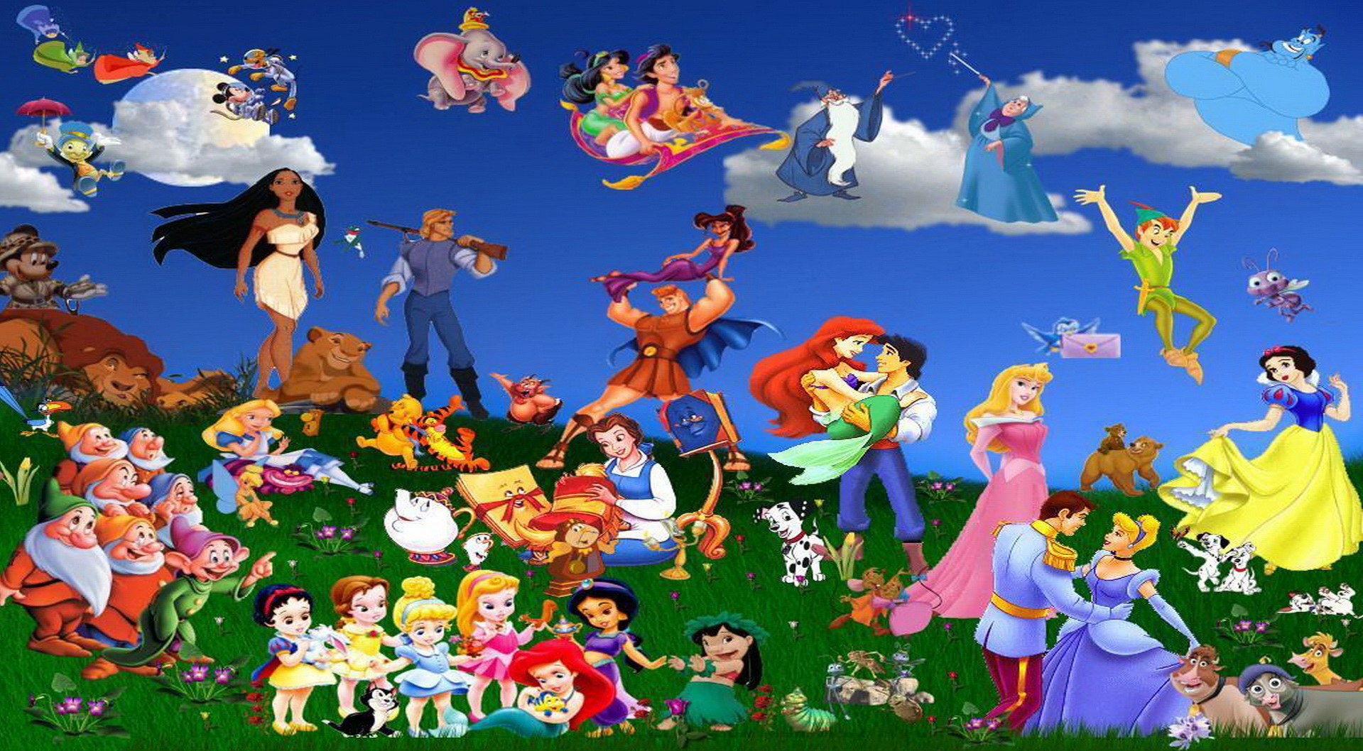 Walt Disney Animation Cartoon Wallpaper