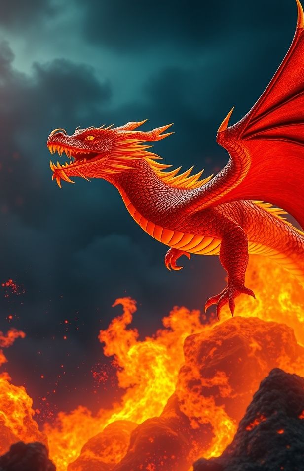 Fire Dragon Wallpaper