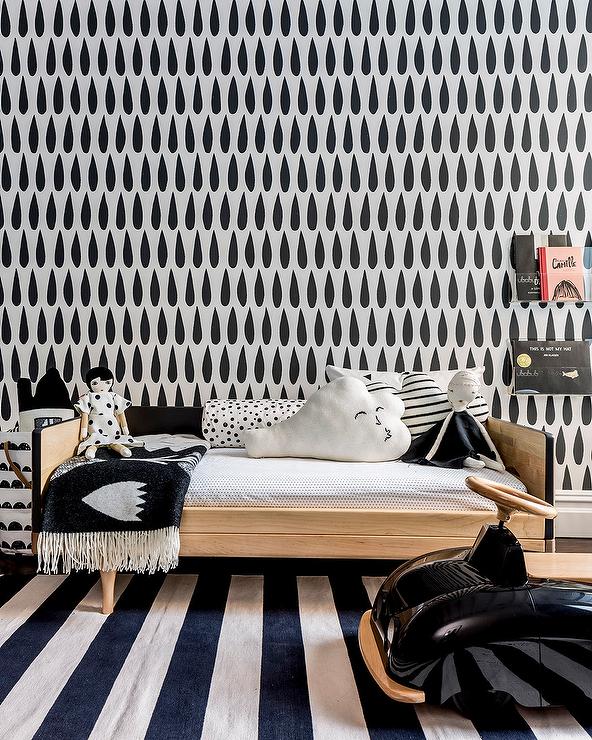 Sissy And Marley Drops Wallpaper Contemporary Boy S Room