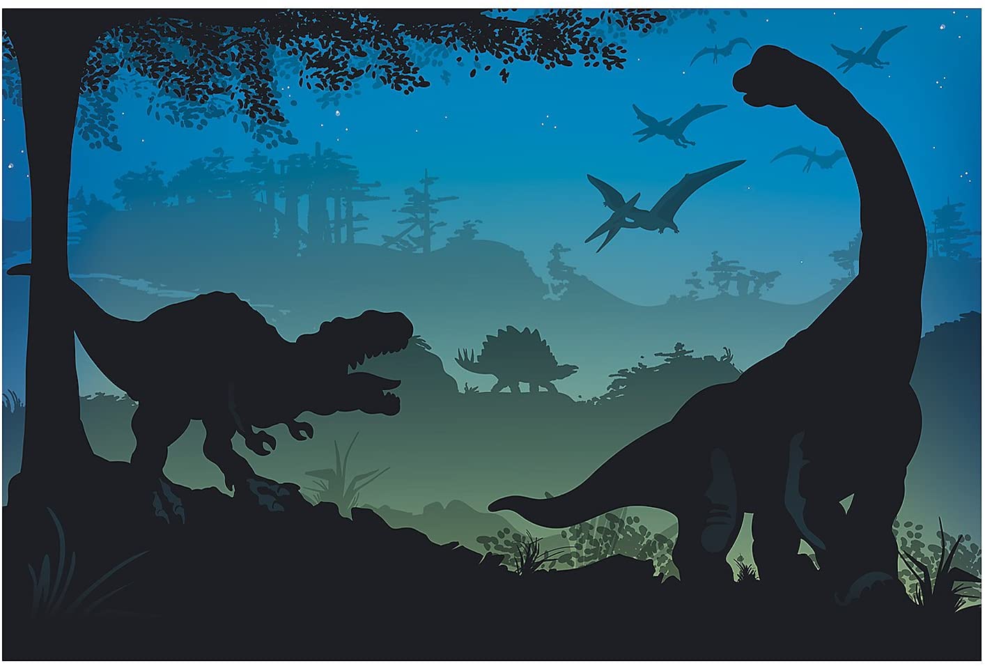 Amazon Prehistoric Dinosaur Background Banner Feet Long