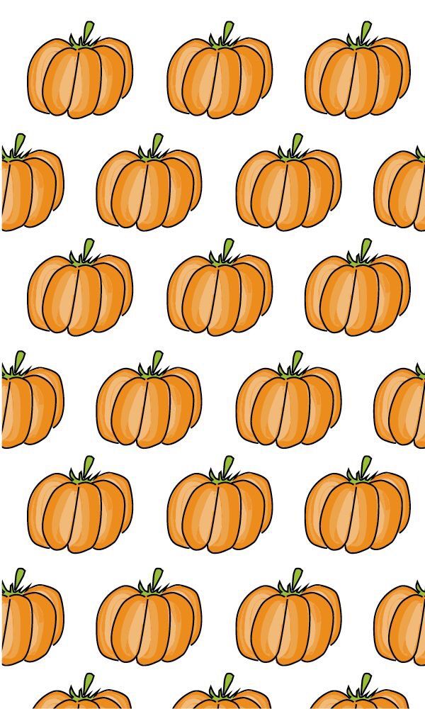 Cute Pumpkin iPhone Background Fall Halloween Background