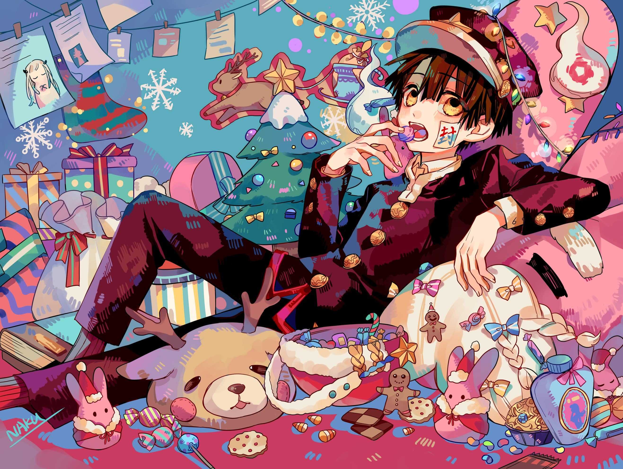 Hanako Kun Background Wallpaper