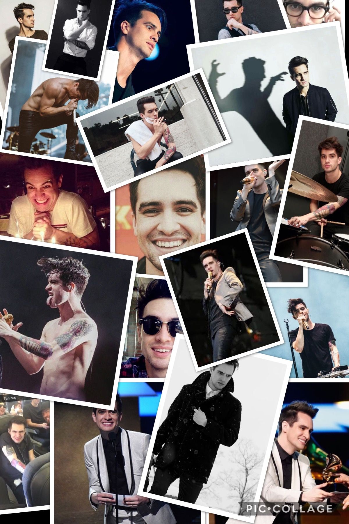 Beebo Wallpaper Collage Loml In Brendon Urie Emo