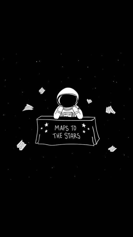 Cartoon Astronaut Wallpaper