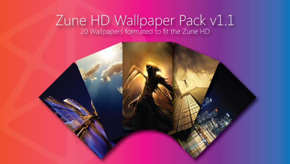 Zune HD Wallpaper Pack By Revengexx14