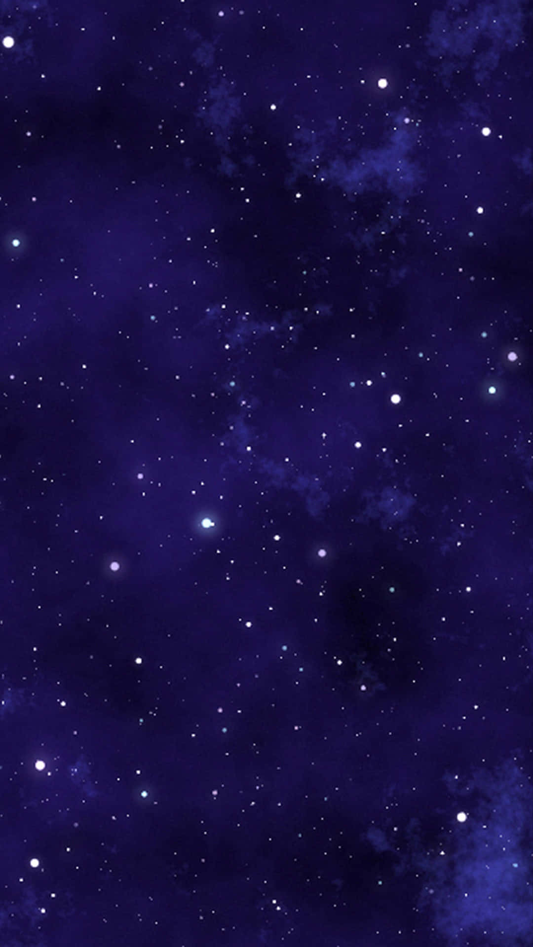 Blue Galaxy iPhone Wallpaper