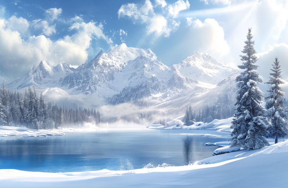Winter Mountain Wallpaper