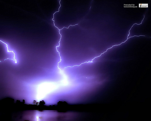 Amazing Purple Lightning Wallpaper Photo Sharing