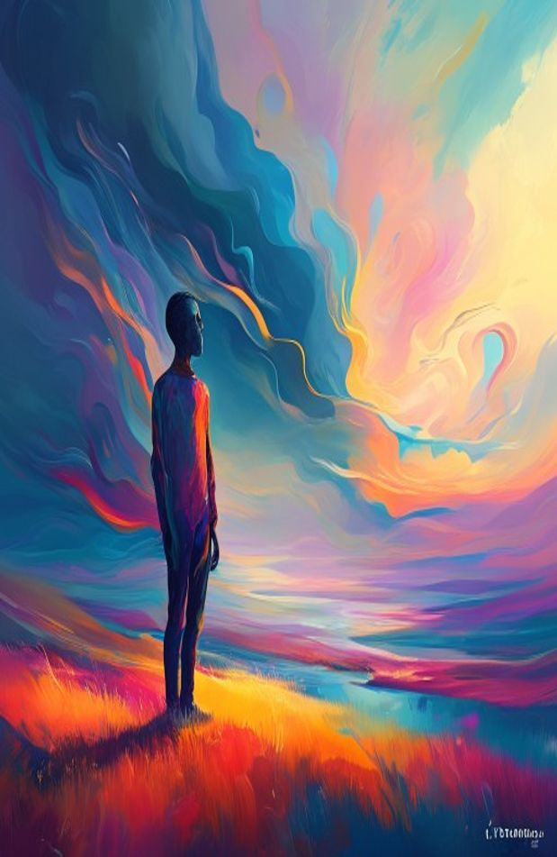Abostrak Alone Boy Wallpaper