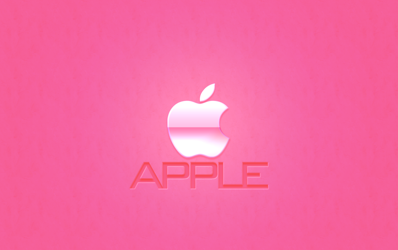 Apple Wallpaper Pink By 1madhatter Fan Art Other