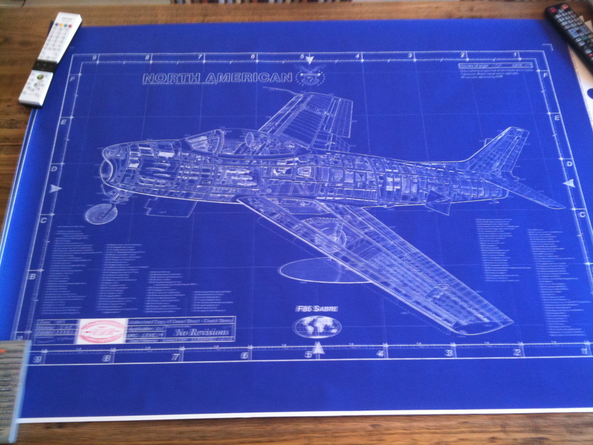 Plane Blueprint Wallpaper F As It Arrived