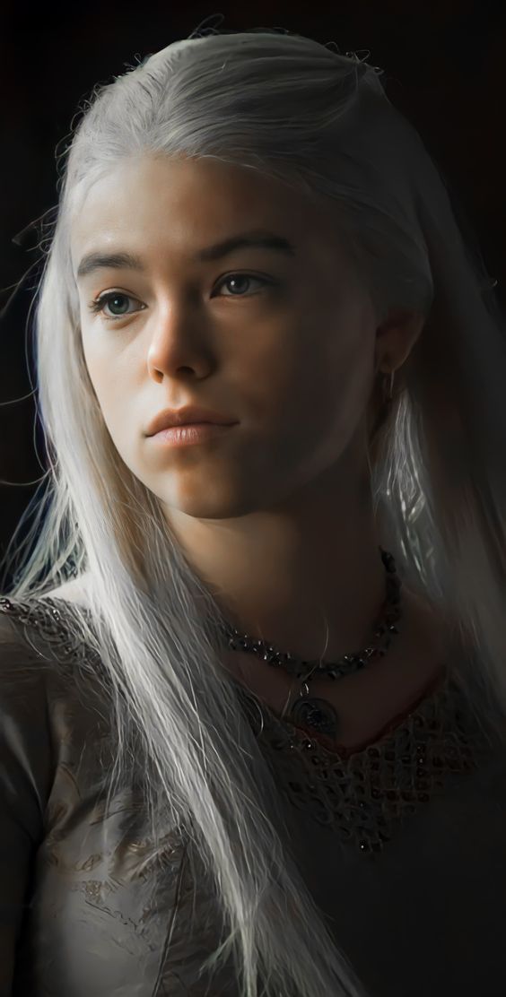 Rhaenyra Targaryen In House Of Dragons Art Game