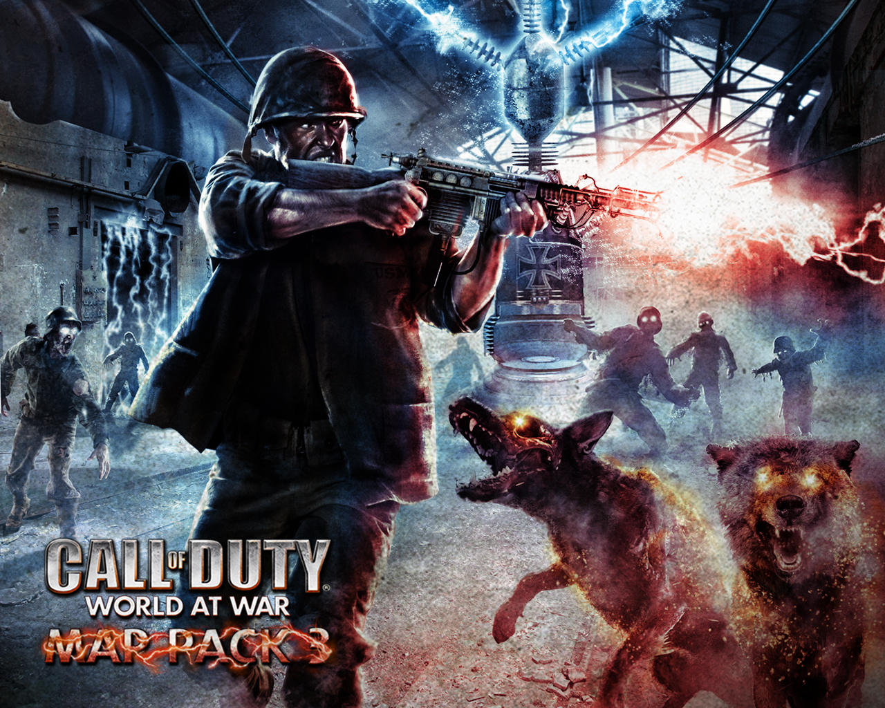 Download An exciting and intense round of Call of Duty Zombies Wallpaper   Wallpaperscom