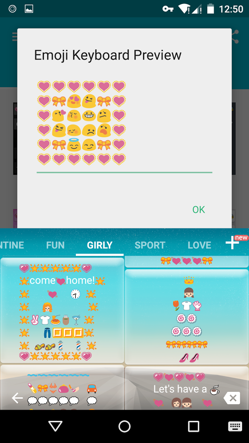 Girly Emoji Art For Emoticons And Smileys Keyboard Please