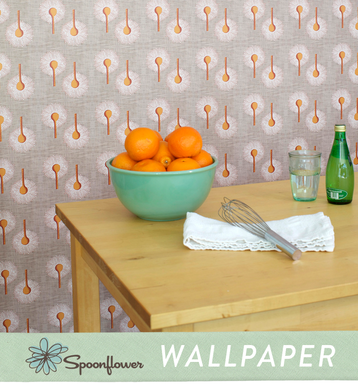 Spoonflower Wallpaper The Sweet Beast
