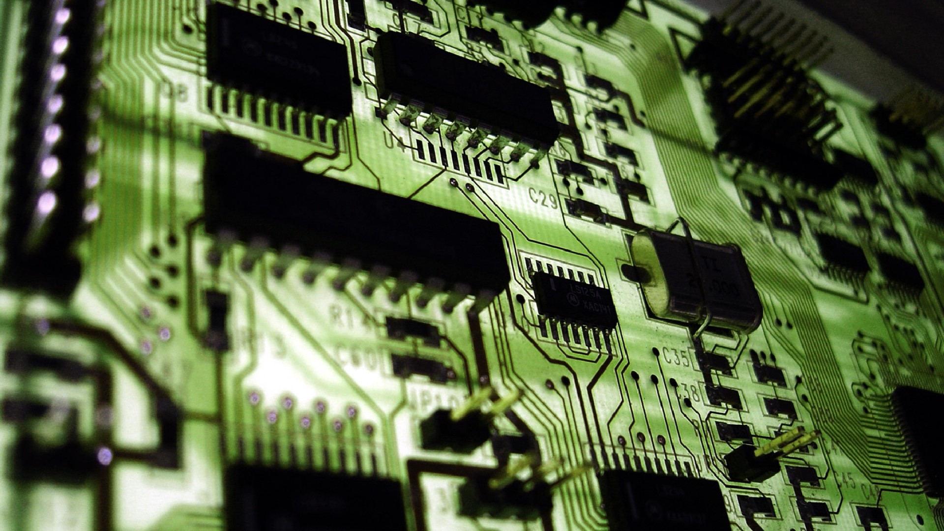 Computer Chip Wallpaper