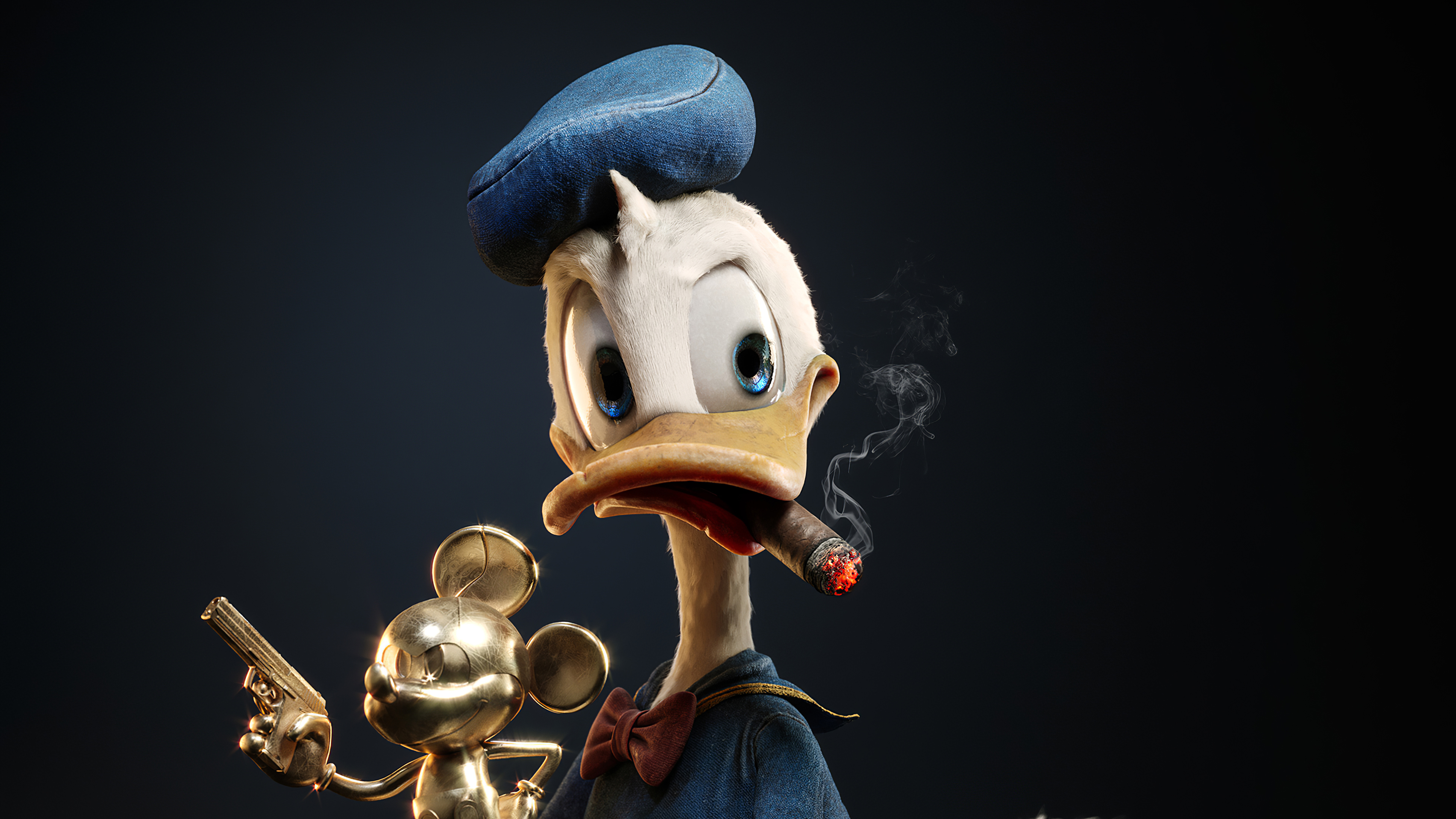 Donald Duck Found A Treasure 4k Wallpaper HD Cartoons