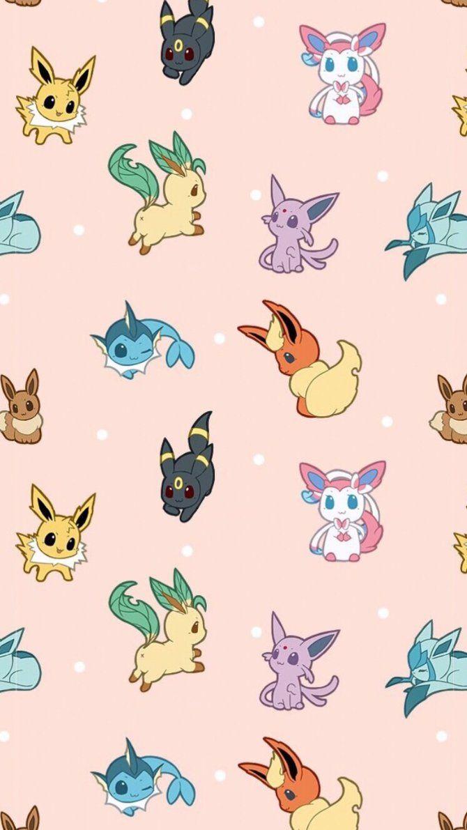 Aubrey On Phone Wallpaper Cute Pokemon