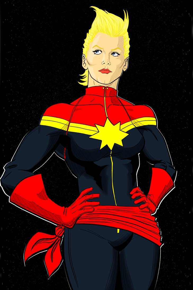Carol Danvers Captain Marvel By Mightyfooda