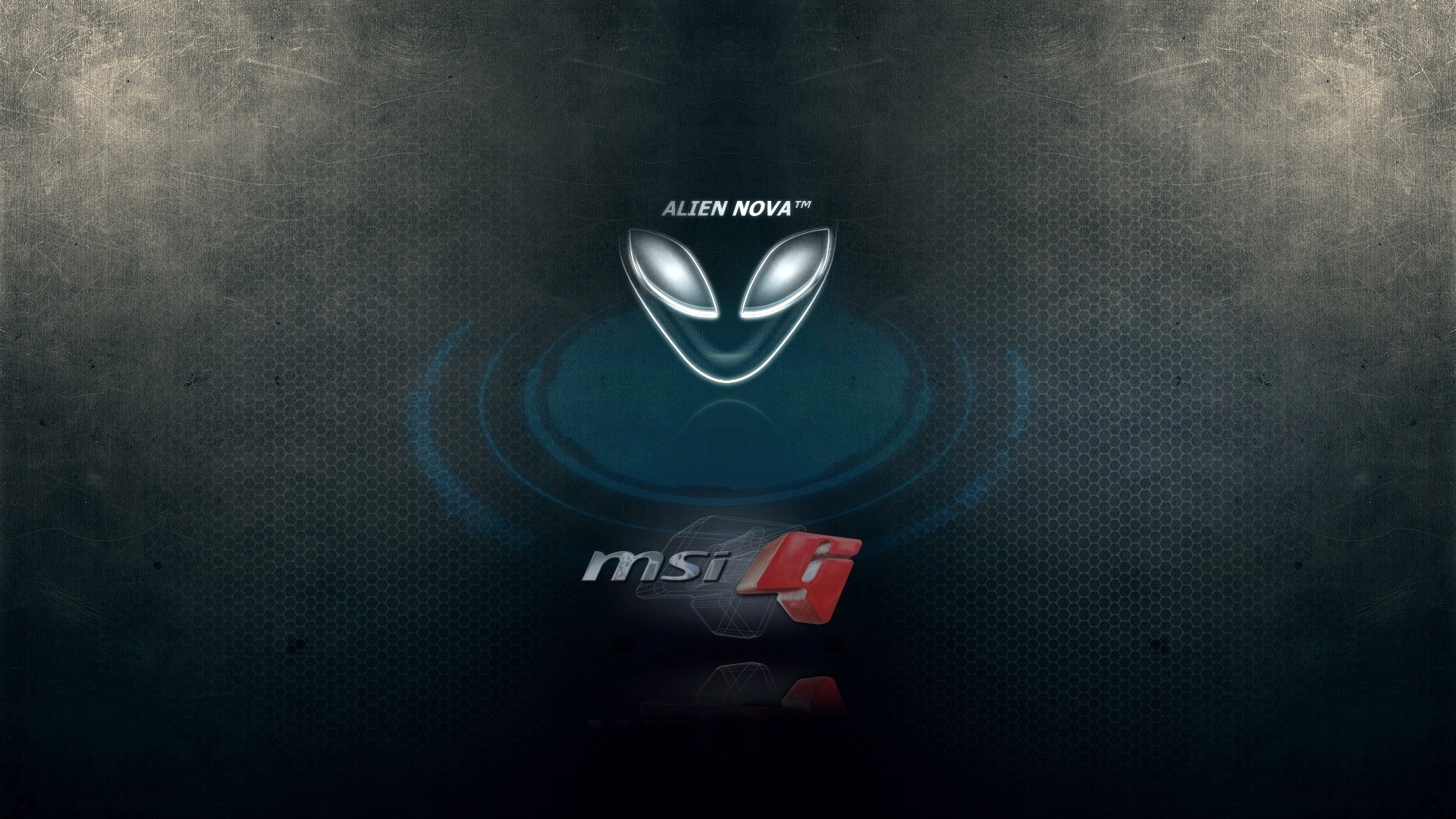 Alienware And Msi G Logo HD 1080p Wallpaper Patible For