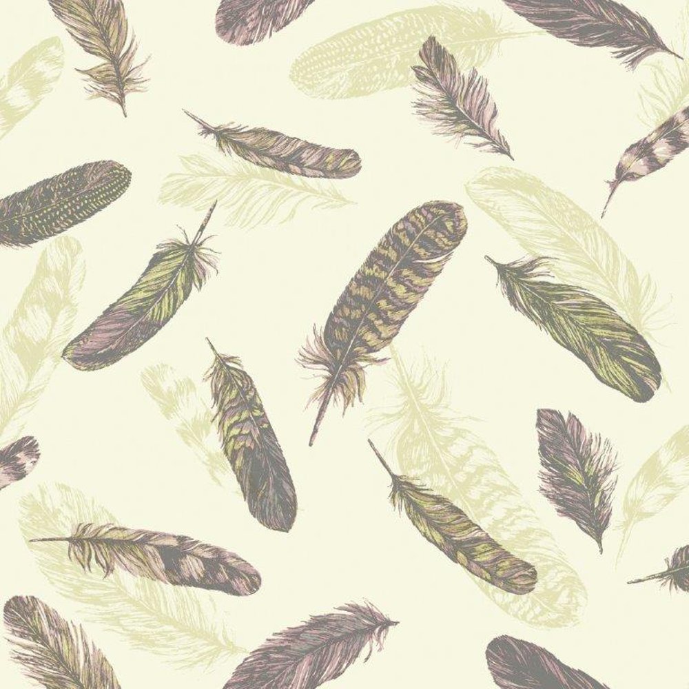 Vintage Feather Wallpaper Image