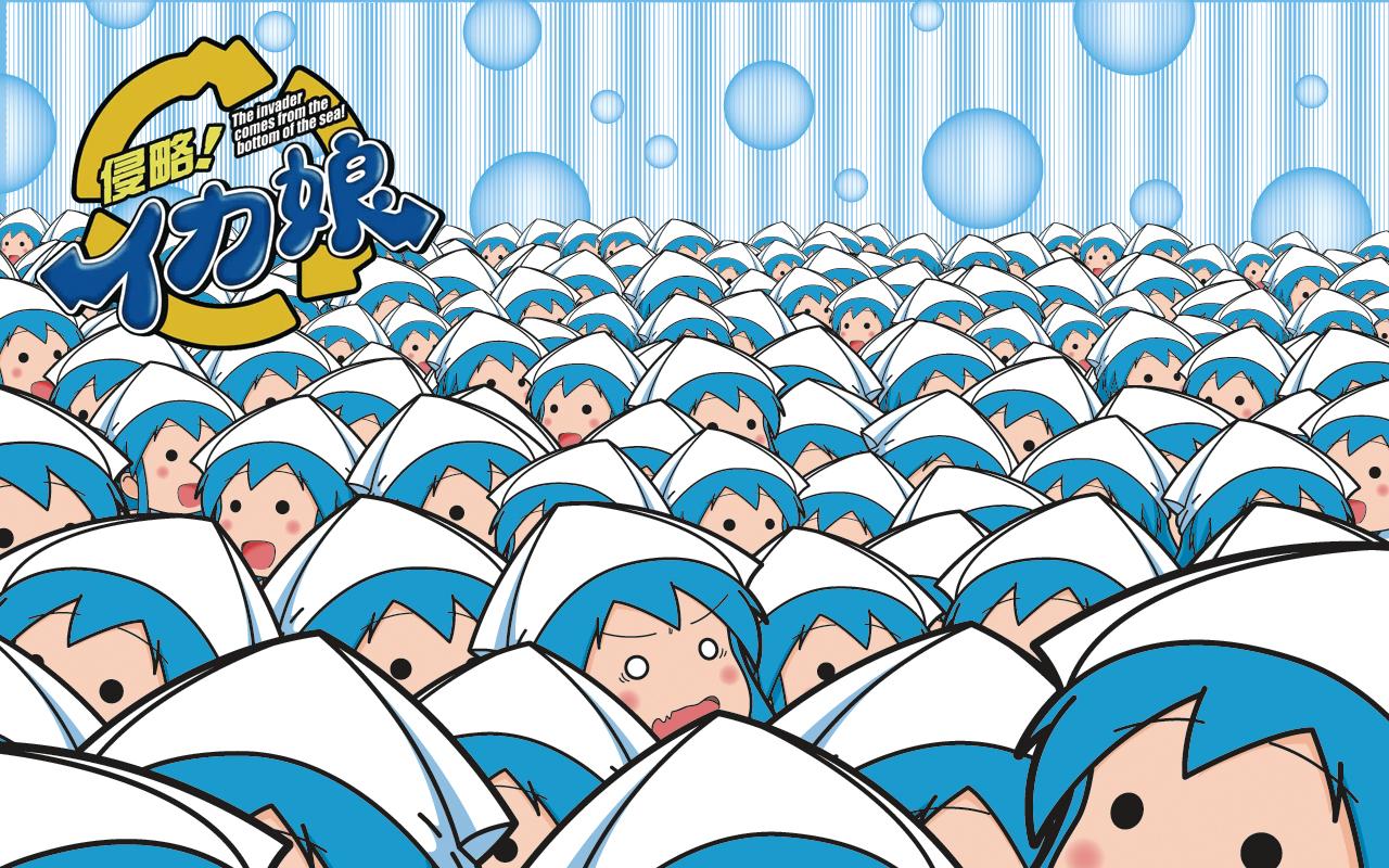 Wallpapers Anime Invasion Squid girl