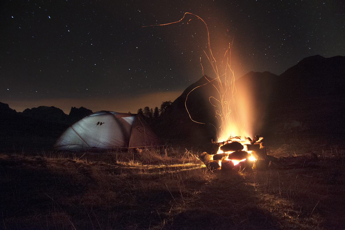 Photoburst Camping Under The Stars By Simone Miotto French Alps