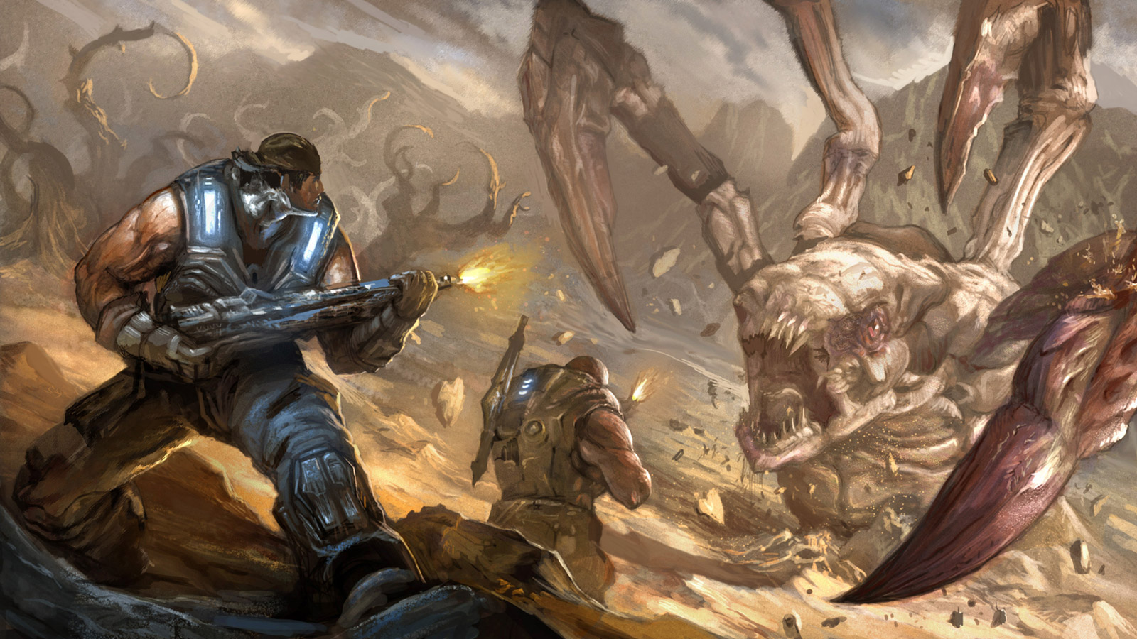 Gears of War 3 Wallpaper in 1600x900
