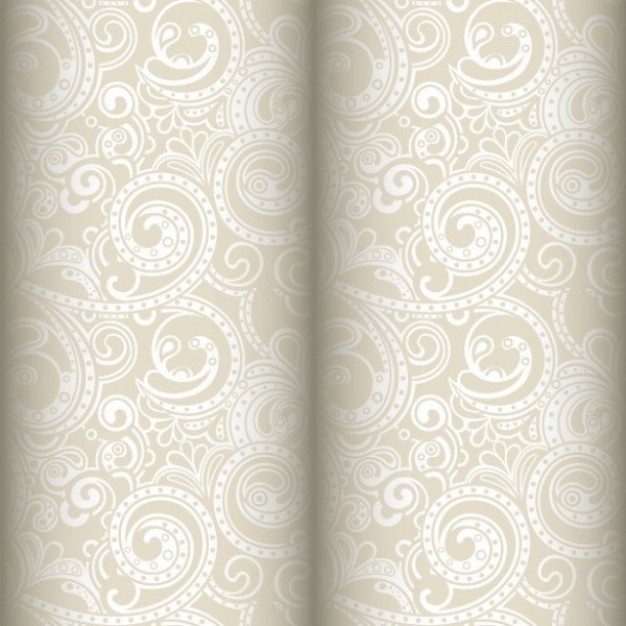 Antique Scroll Seamless Pattern Background Vector