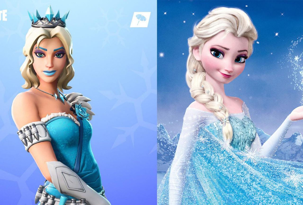 Fortnite S Christmas Day Skin Is An Ice Queen That Definitely