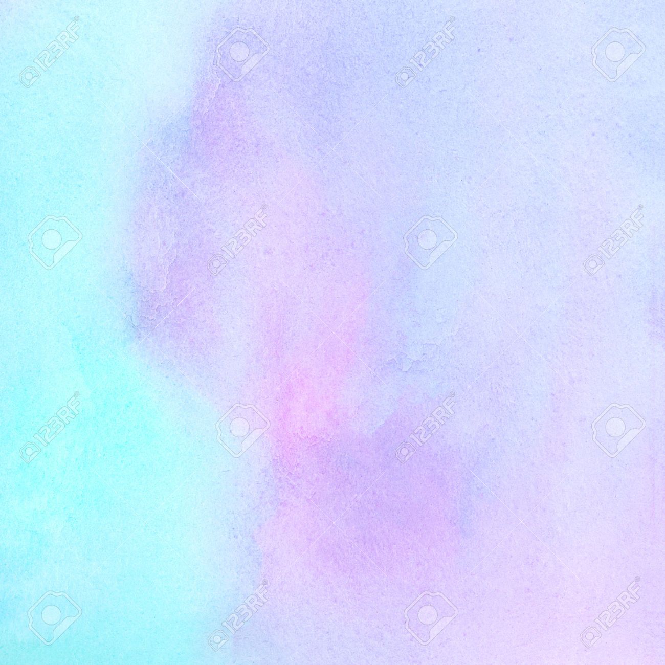 Colorful Watercolor Stains Background Light Pastel Colors Mint