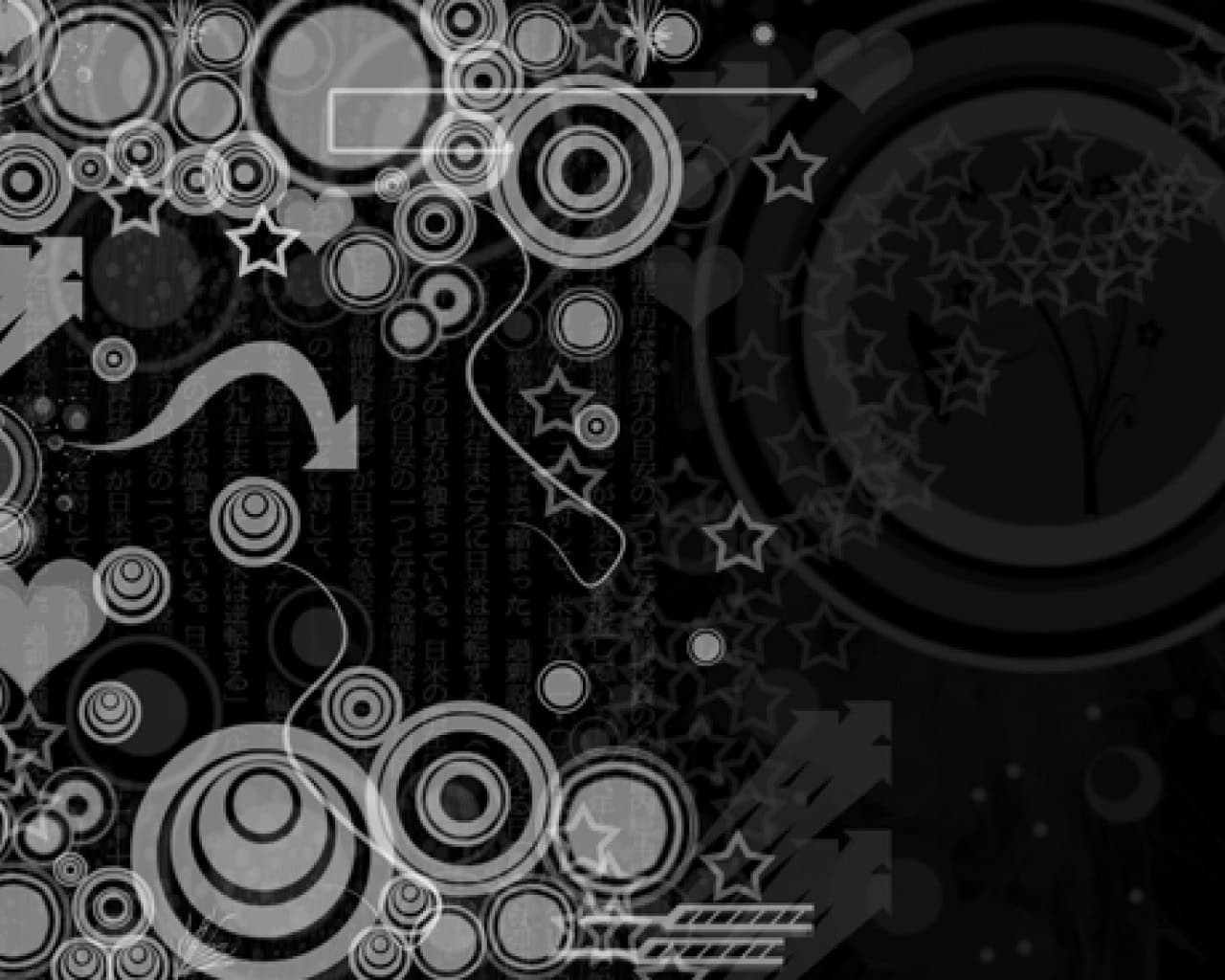 Graffiti Black And White Background Desktop Wallpaper
