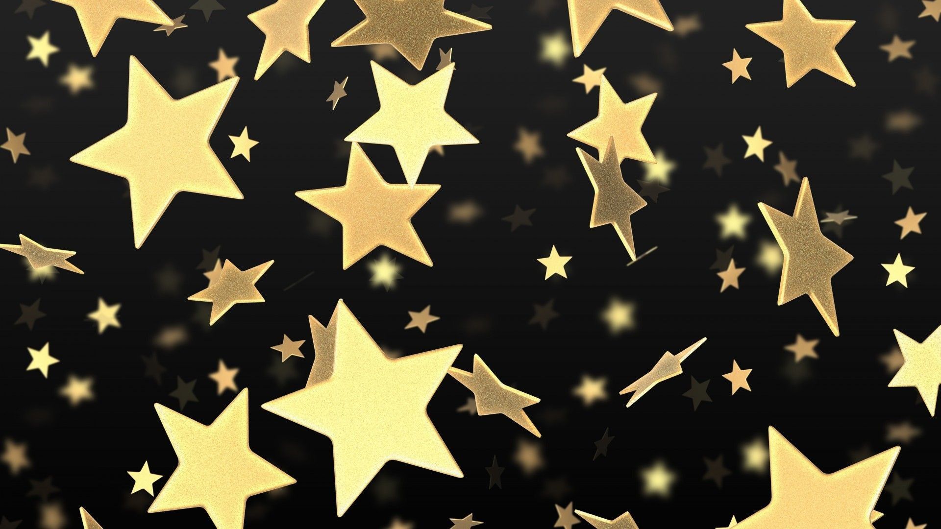 Gold Stars Wallpaper On
