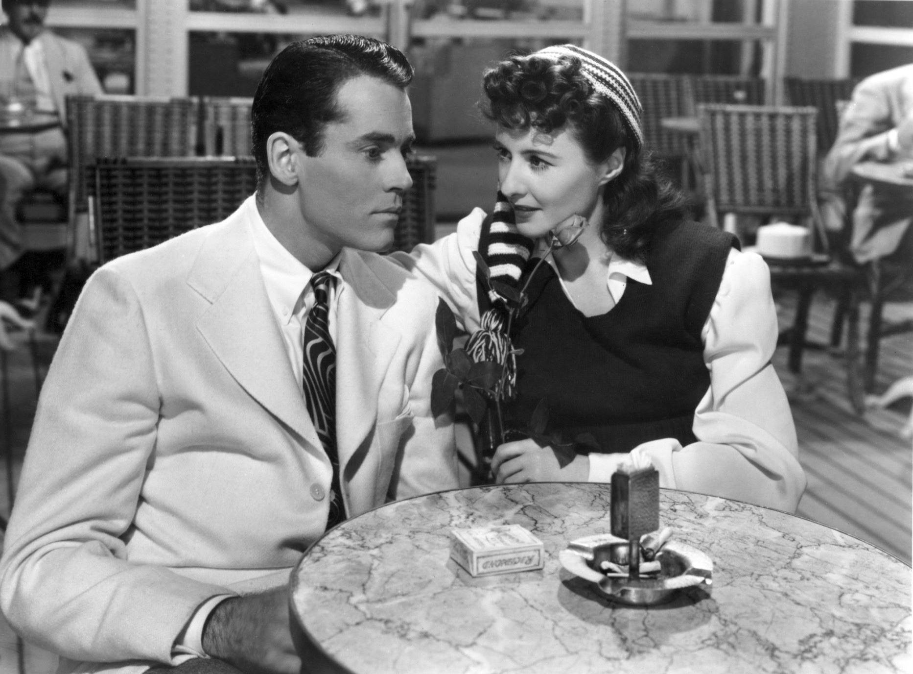 Henry Fonda Image And Barbara Stanwyk In The Lady Eve
