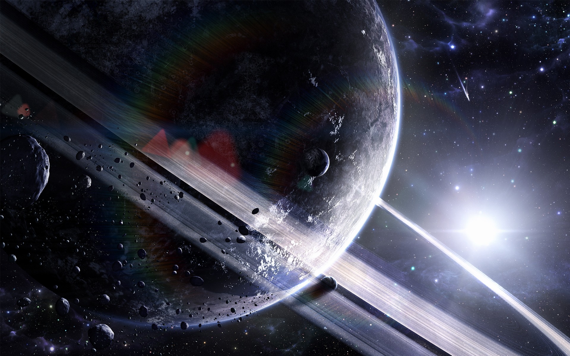 Asteroid Belt HD Wallpaper Background Image