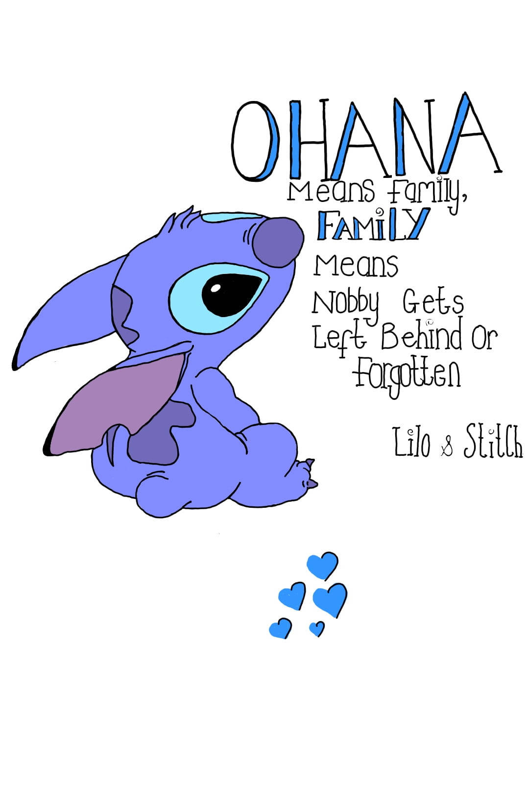 Stitch Ohana Wallpaper