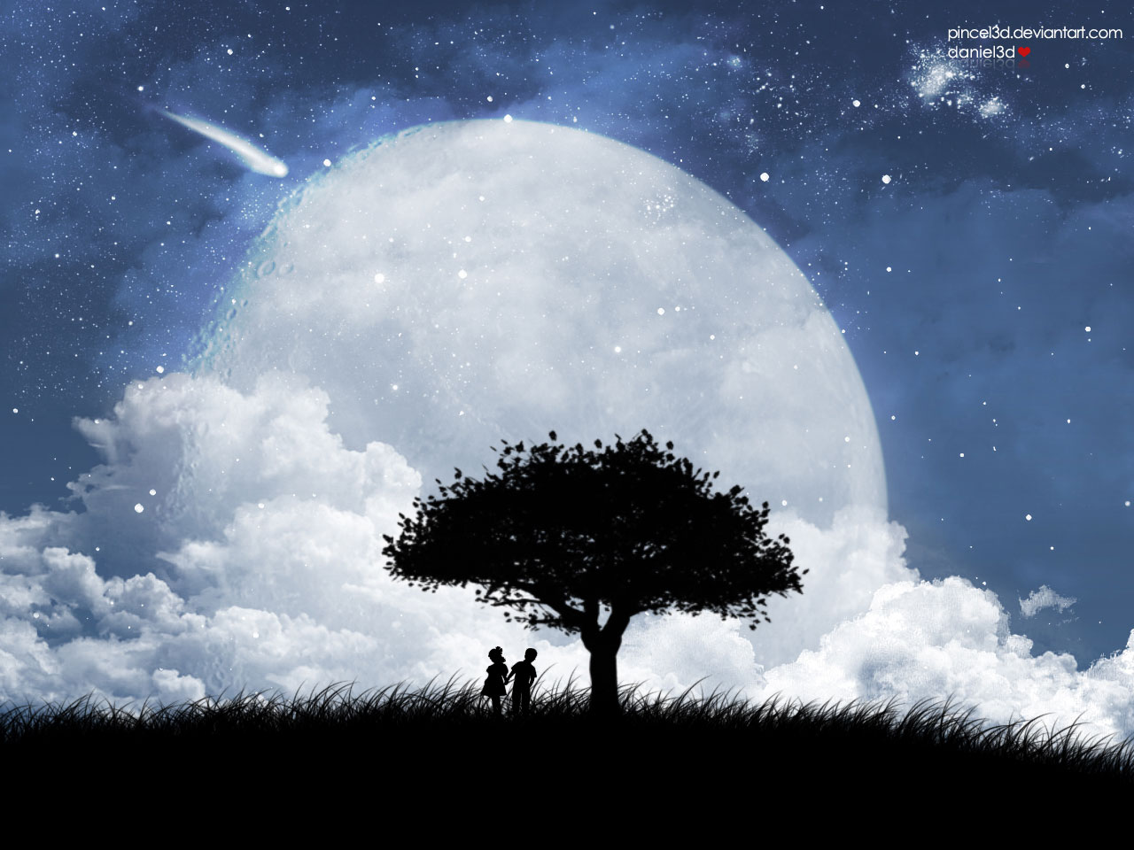 Love on the moon Wallpapers HD Wallpapers