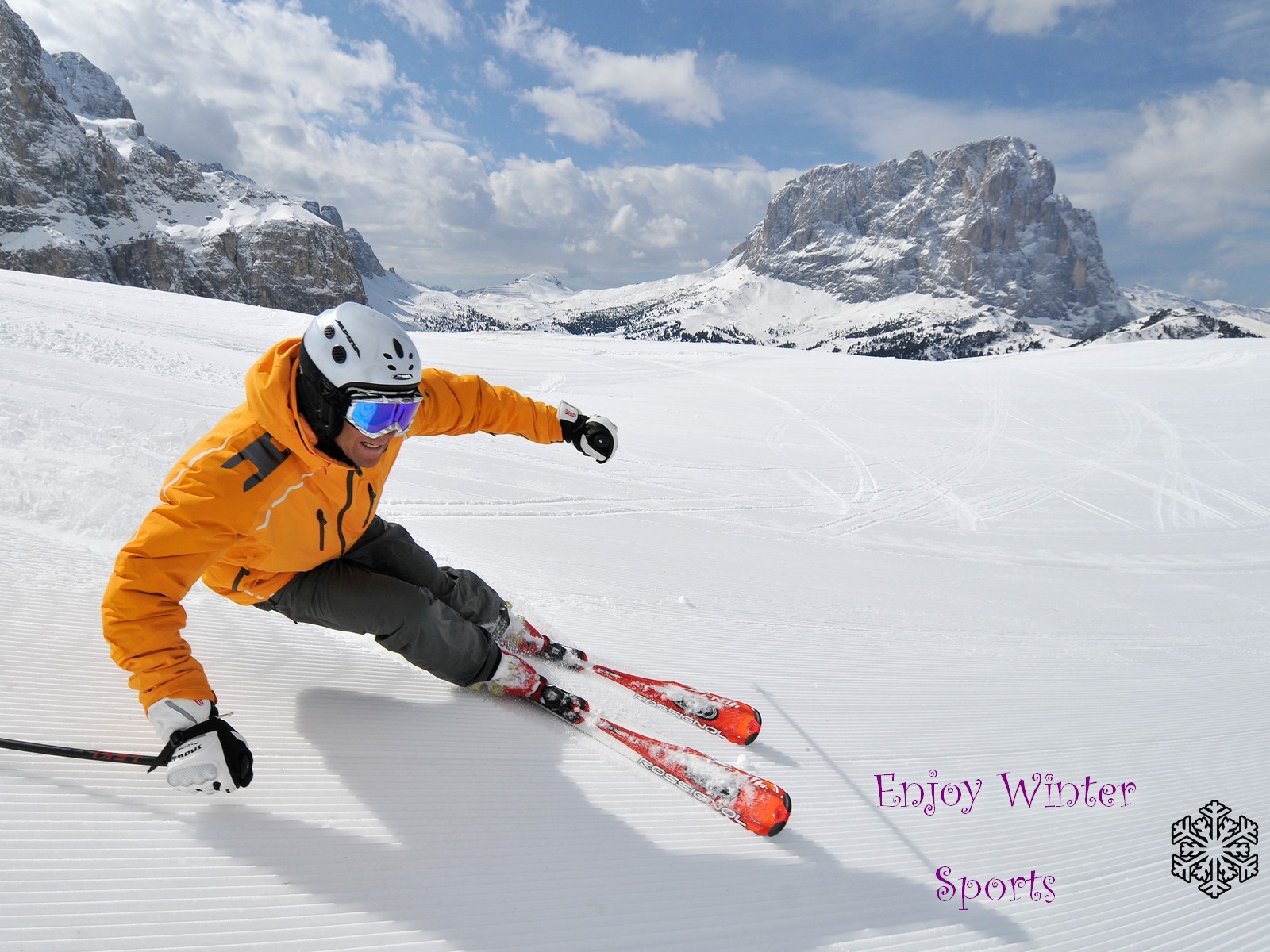 Enjoy Winter Sports Ski Desktop