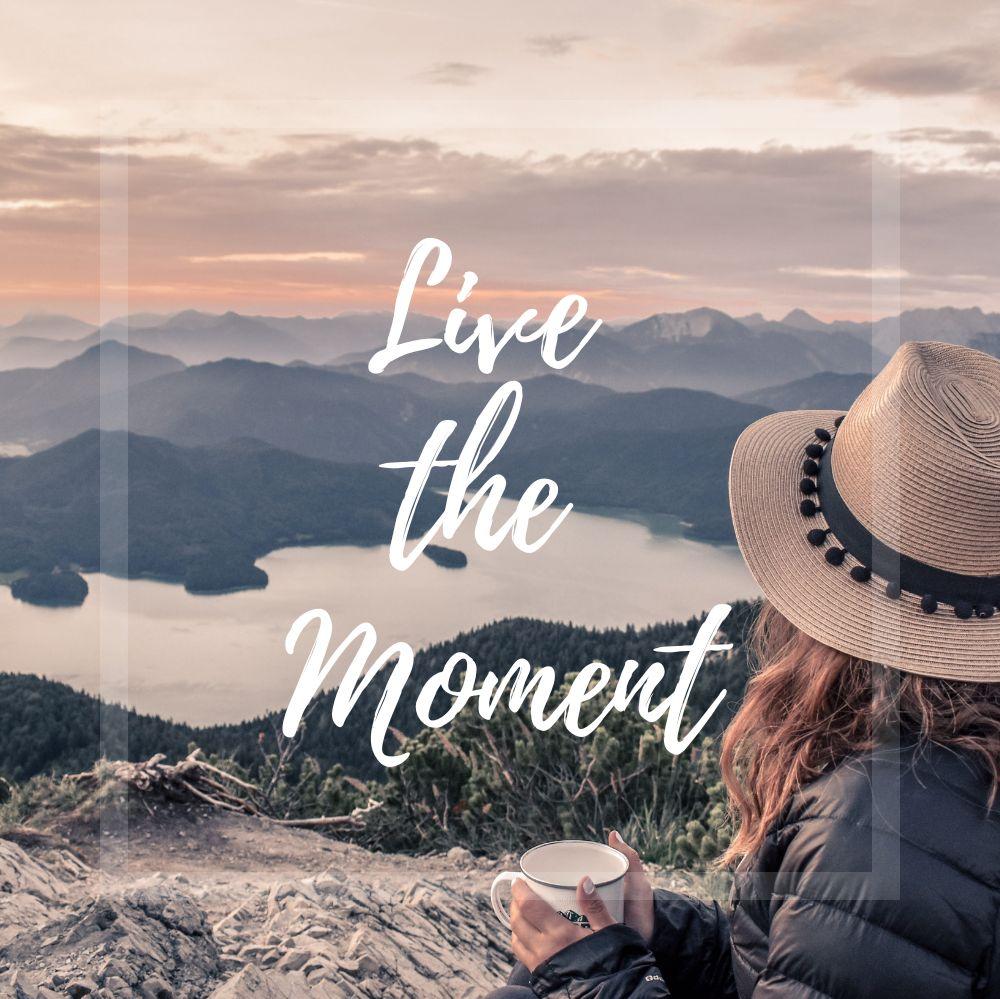 Live The Moment Phone Wallpaper For Android And iPhone